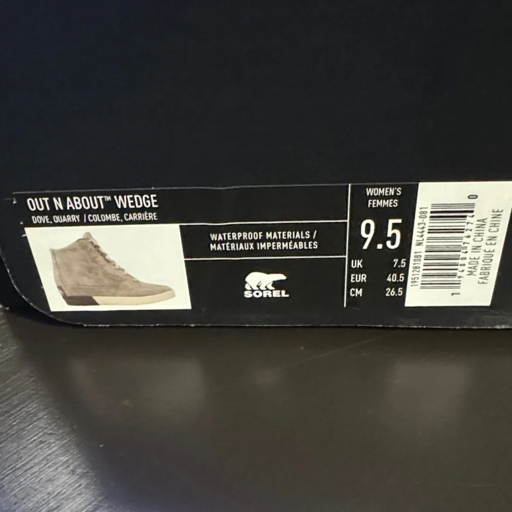 Sorel Women's Out 'N About Wedge - Dove and Quarry